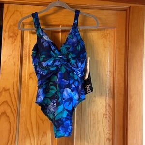NWT Miracle suit one piece bathing suit